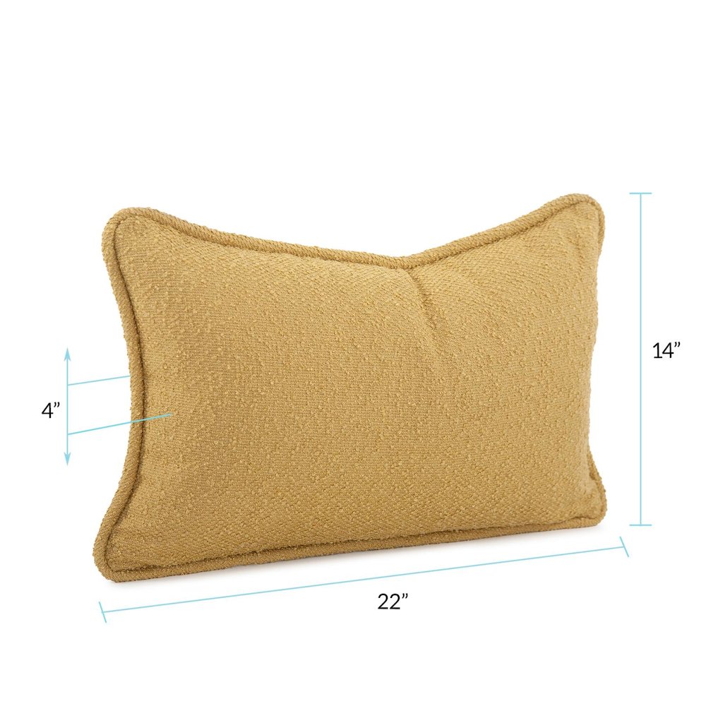 Pillow 14 x 22 Alicante Gold. Picture 8