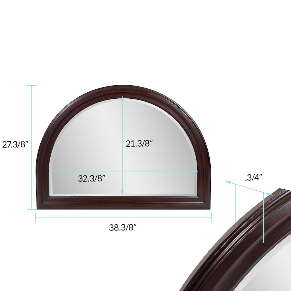 George Arched Mirror Brown. Picture 7