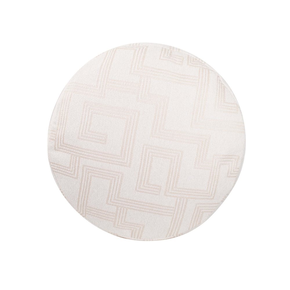 Short Indoor/Outdoor Pouf Syros Natural. Picture 2