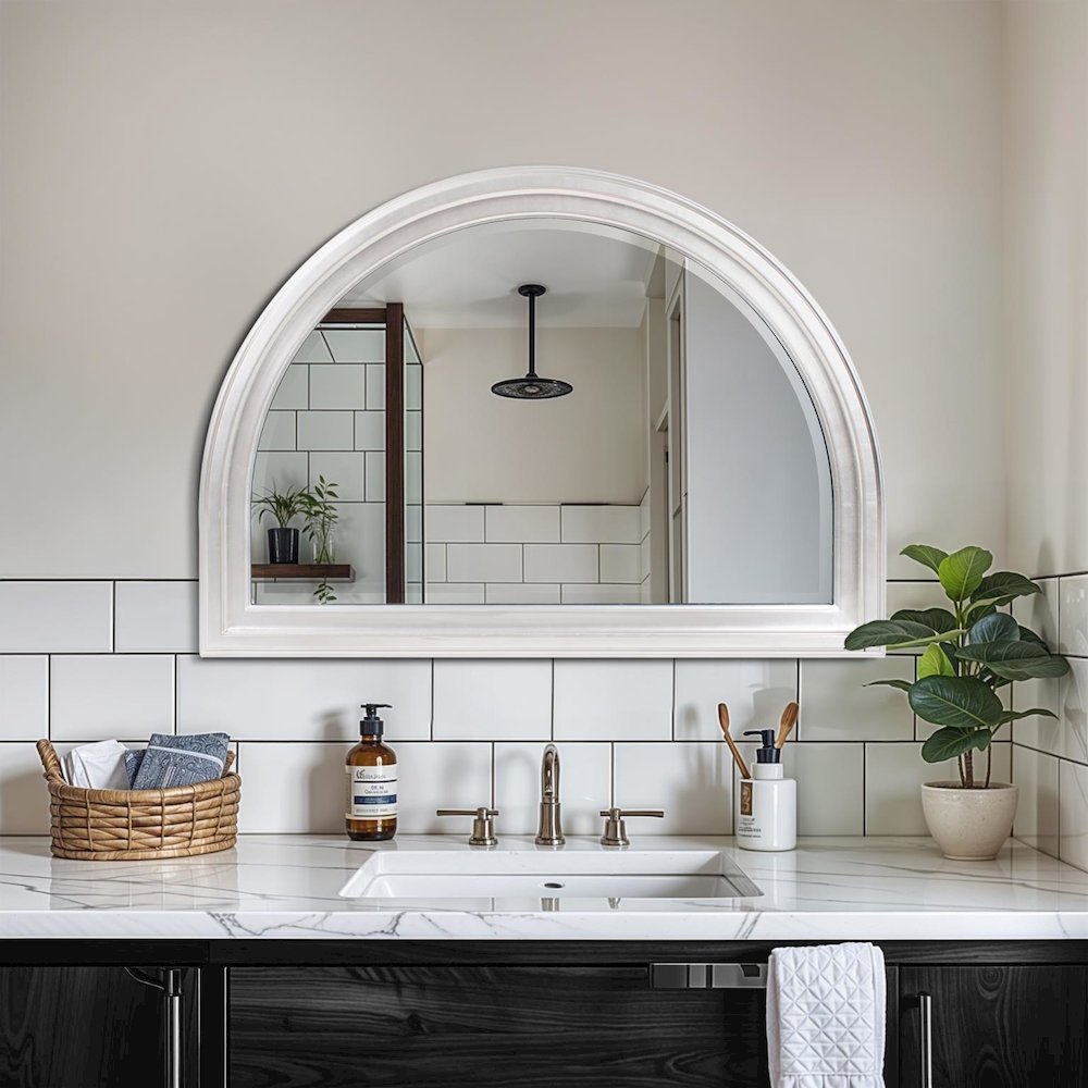George Arched Mirror Silver. Picture 8