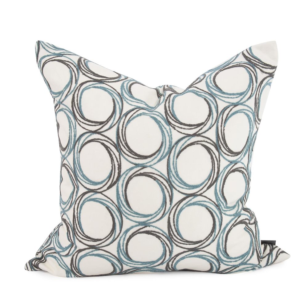 20 x 20 Demo Indigo Pillow  - Poly Insert. Picture 1