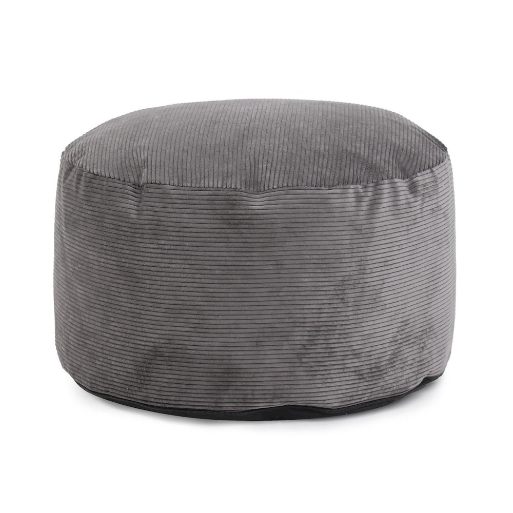 Short Pouf Pana Charcoal. Picture 2