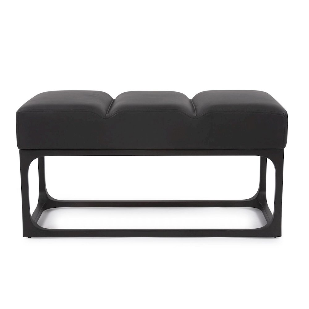Roma Leather Bench. Picture 1
