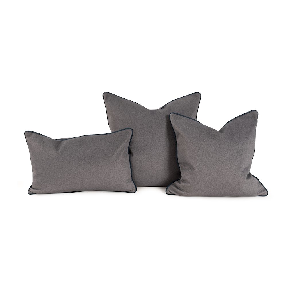 Qiviut Gray 24x24 Down Filled Pillow. Picture 3