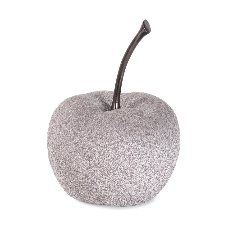 Modern Pomme Sculpture in Polyresin. Picture 1