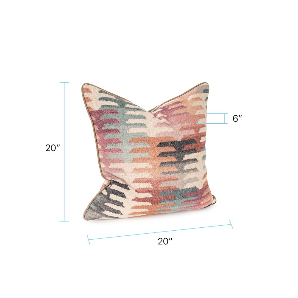 Navajo Multi 20x20 Poly Filled Pillow. Picture 7
