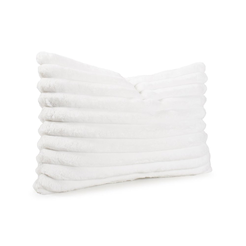 Pillow 14 x 22 Shar Pei White - Down Insert. Picture 6