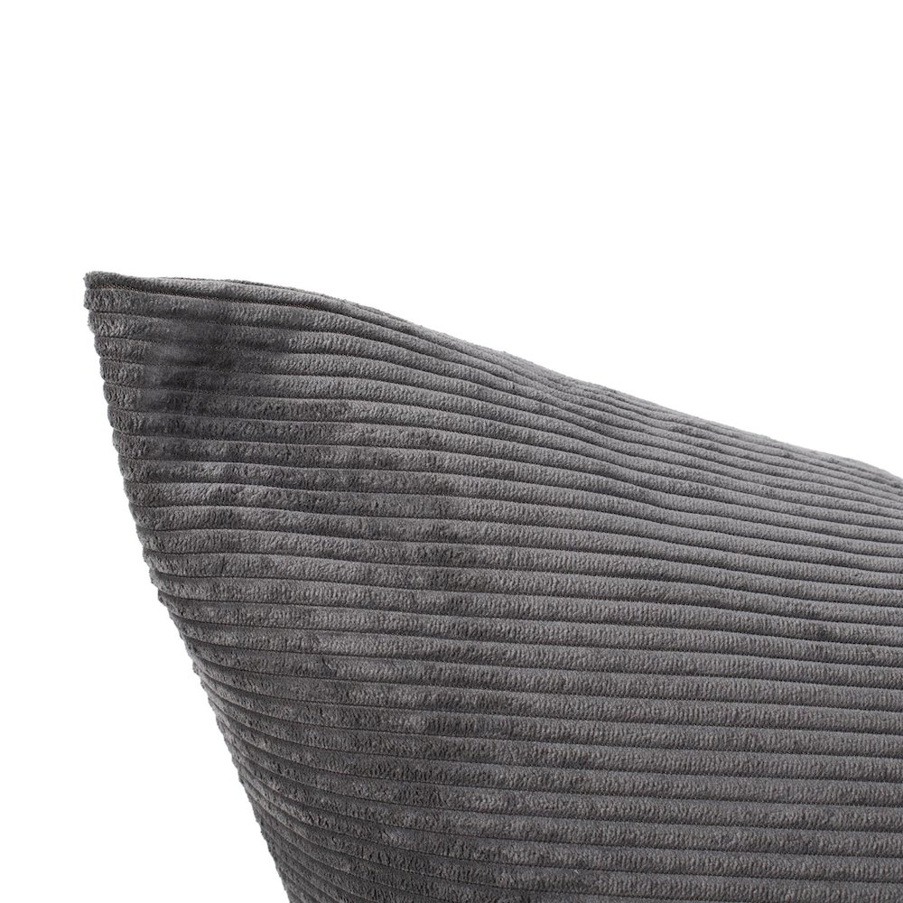 Pillow 20 x 20 Pana Charcoal - Poly Insert. Picture 2