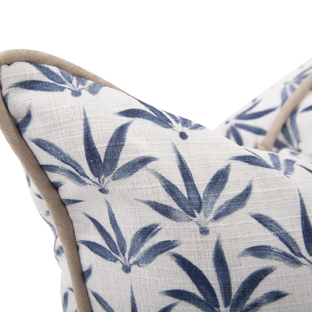 20 x 20 Pillow  Hemp Indigo - Down Insert. Picture 5