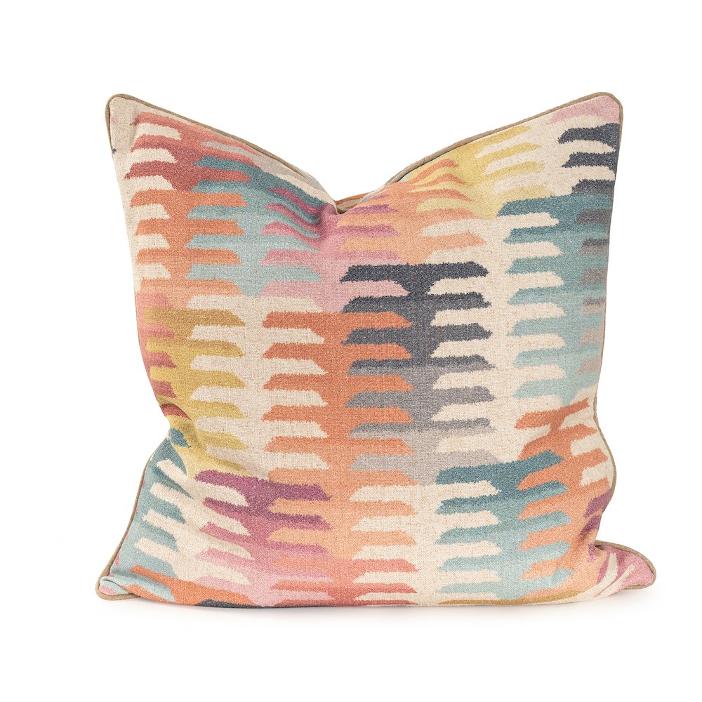 Navajo Multi 24x24 Down Filled Pillow. Picture 1