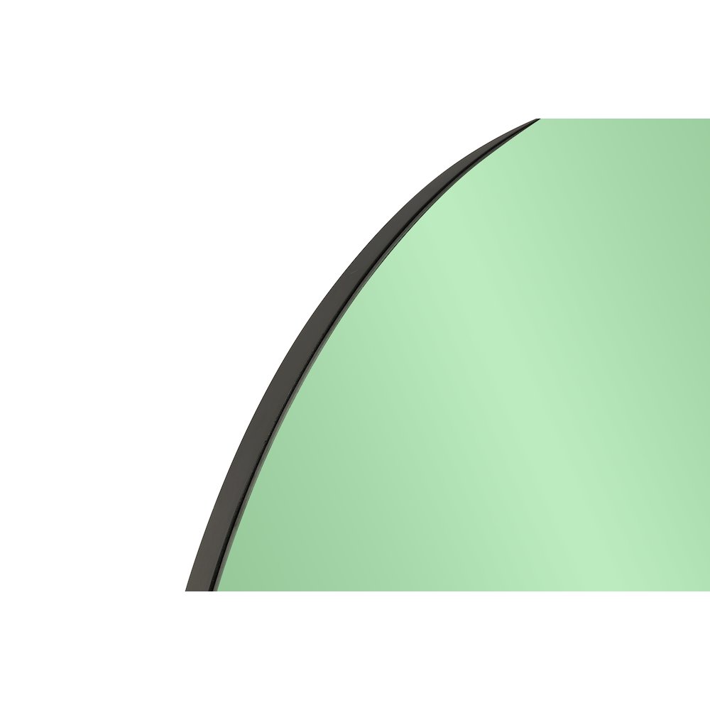Balducci Round Emerald Green Mirror Large. Picture 2