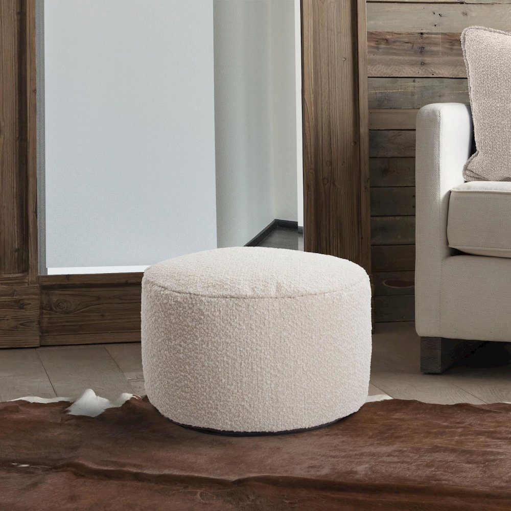 Foot Pouf Barbet Natural. Picture 2