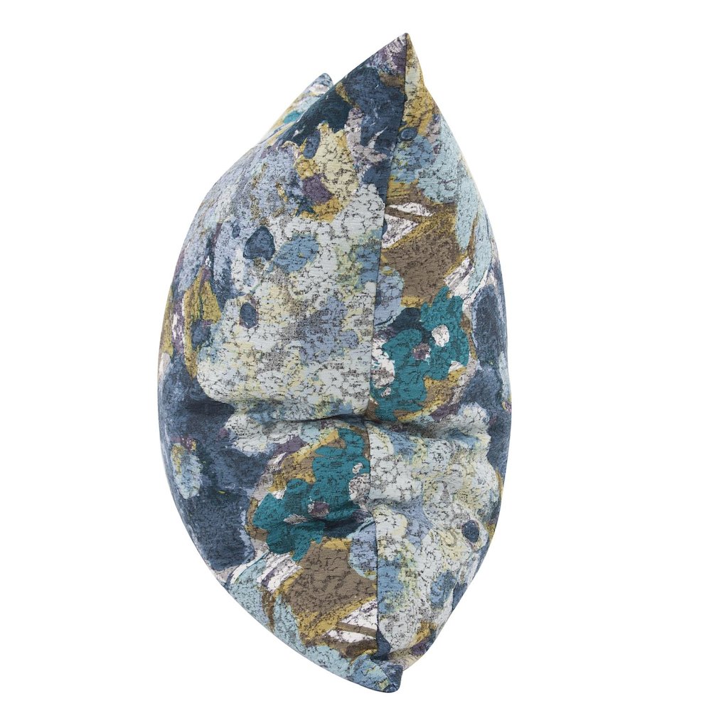 24 x 24 Stanton Turquoise Pillow  - Down Insert. Picture 2