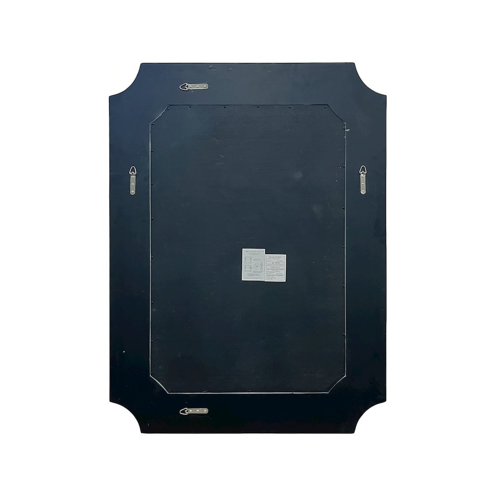 Ethan Scalloped Mirror Navy. Picture 9