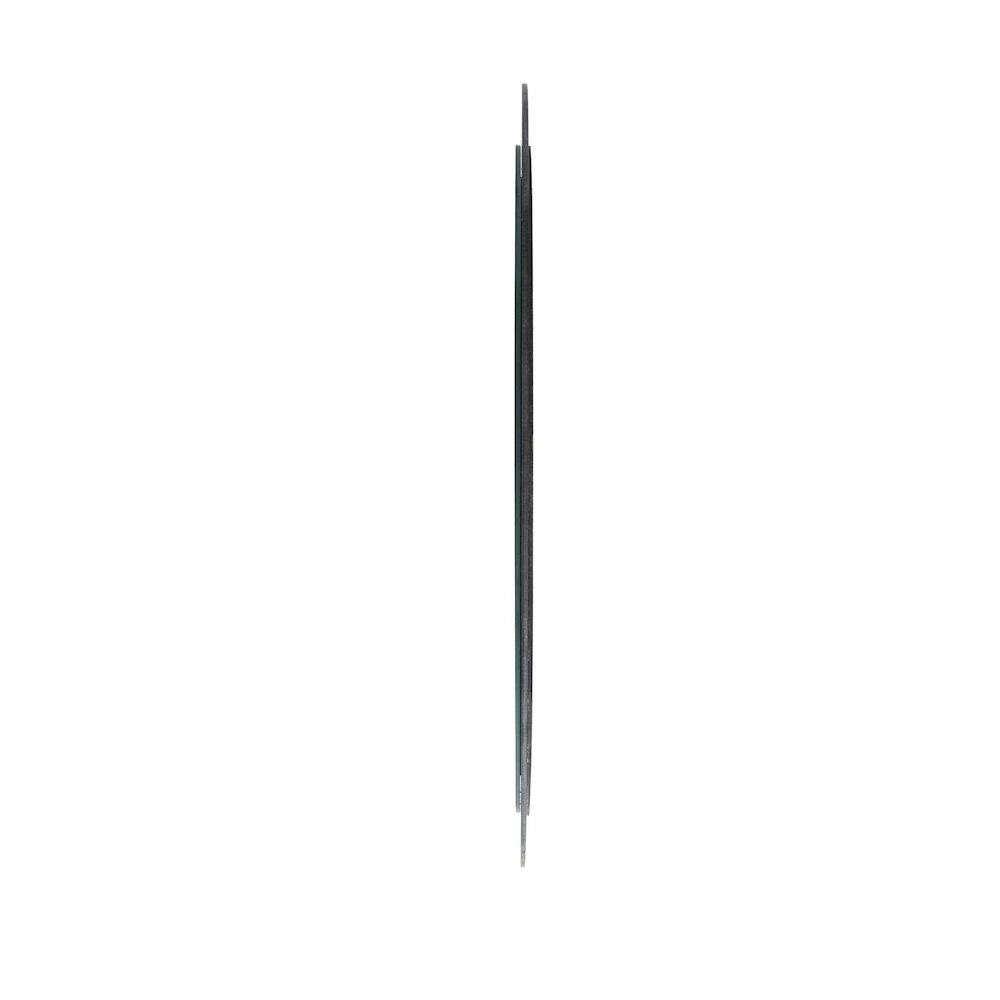 Ahrends Asymmetrical Mirror with Gray Glass Framing. Picture 5