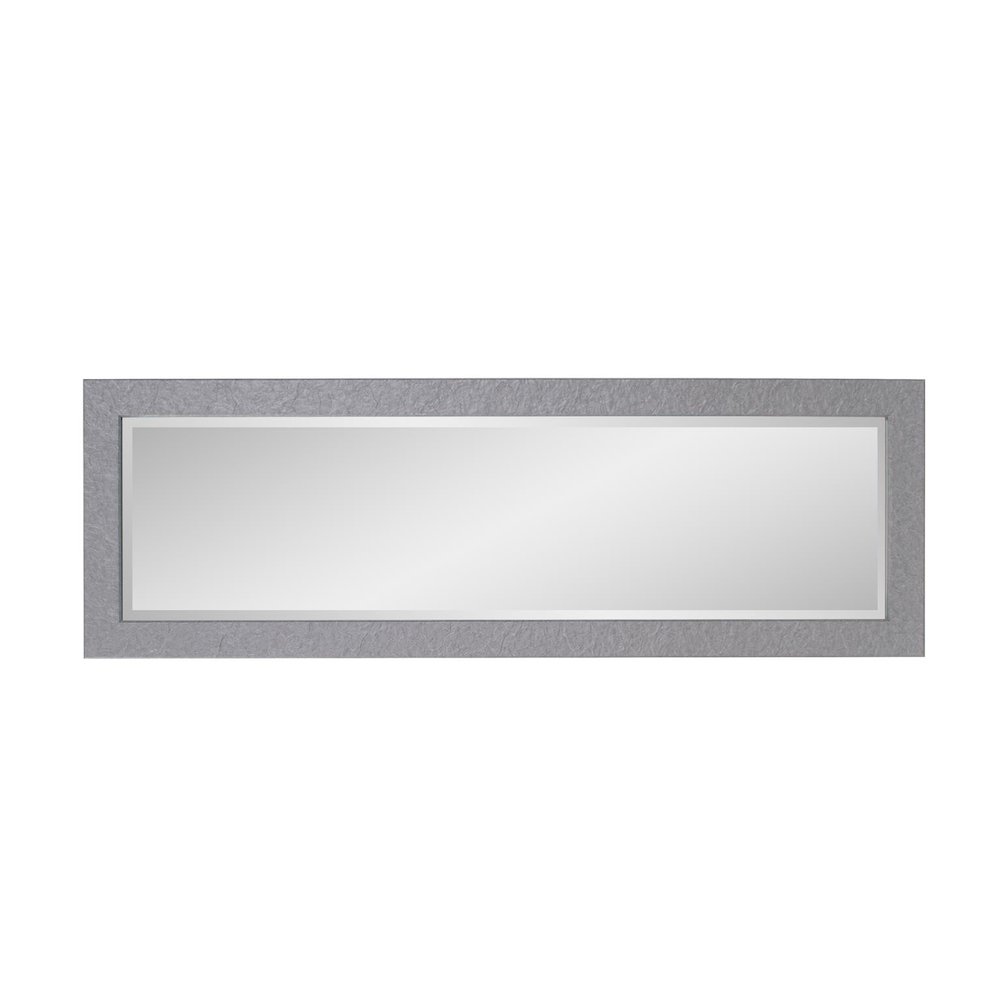 Stucco Dressing Mirror - Gray. Picture 4
