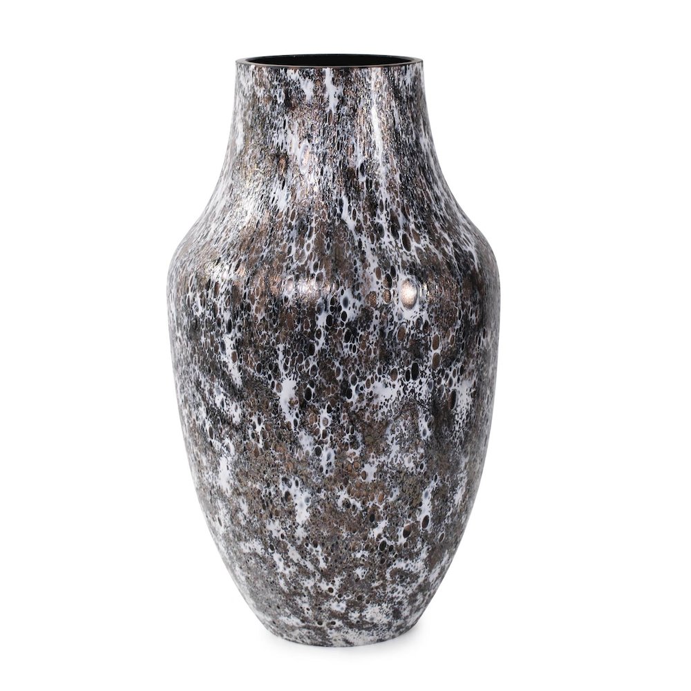 Zynsky Art Glass in Deep Mocha Brown- Short. Picture 1
