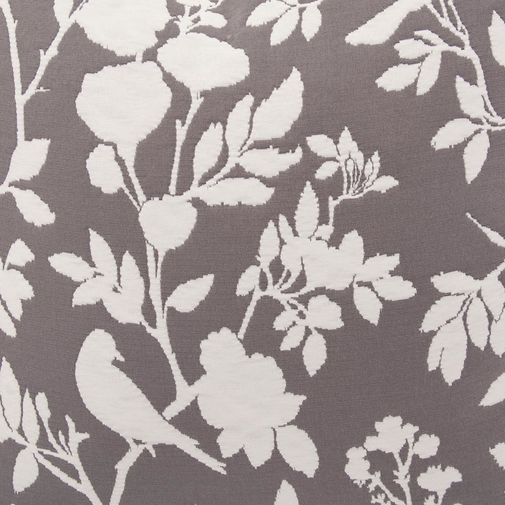 24 x 24 Pillow  Sparrow Charcoal - Down Insert. Picture 5