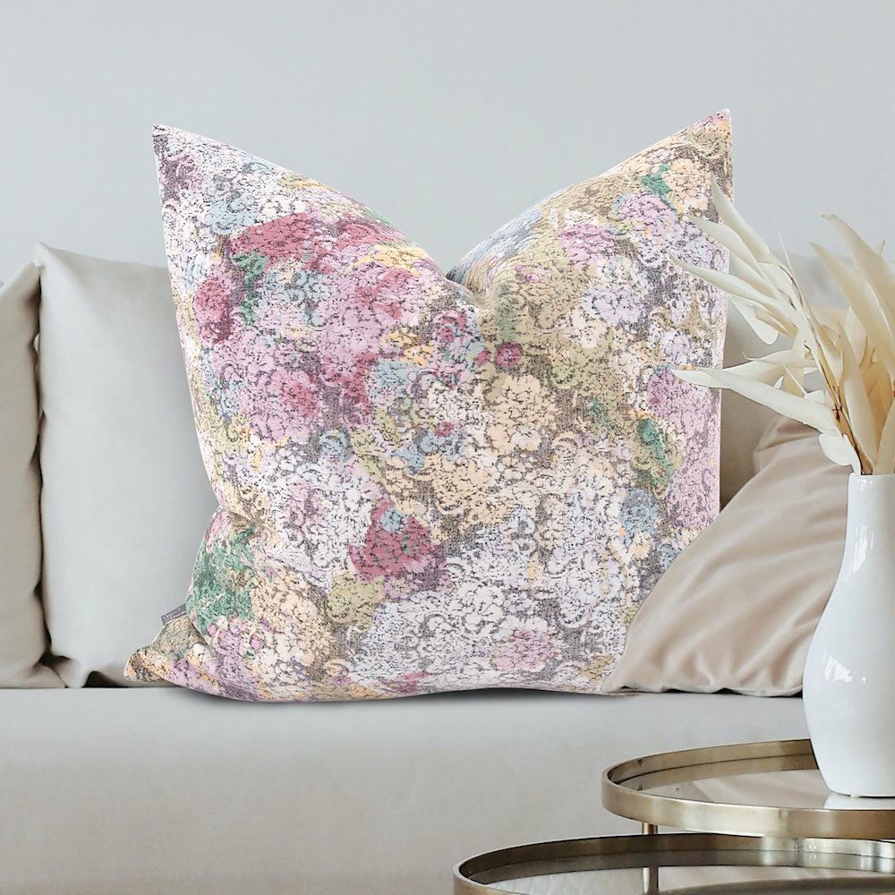 24 x 24 Stanton Blush Pillow  - Poly Insert. Picture 2