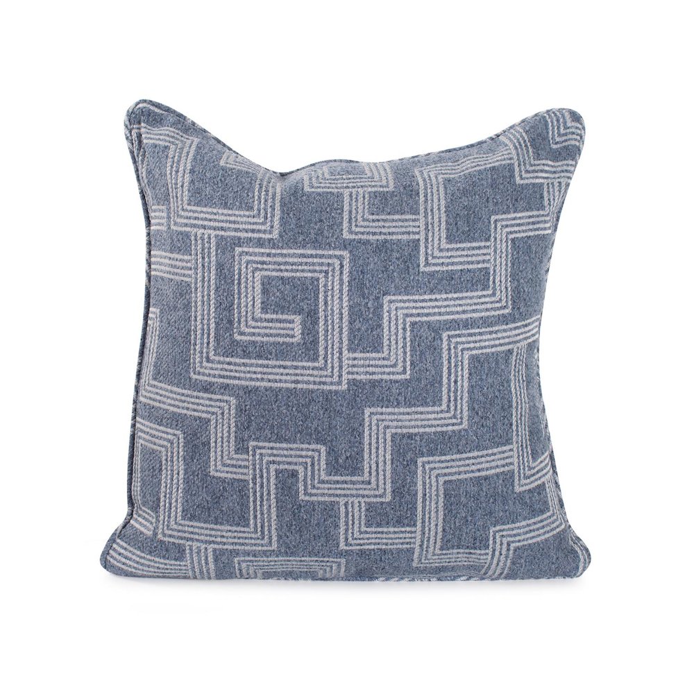 Indoor/Outdoor Pillow 24 x 24 Syros Denim. Picture 1
