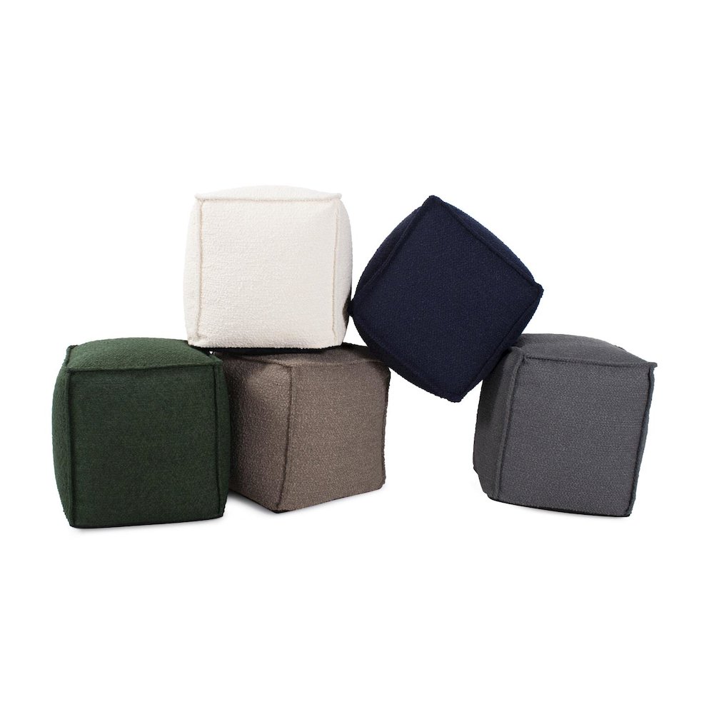 Square Pouf Barbet Royal. Picture 8