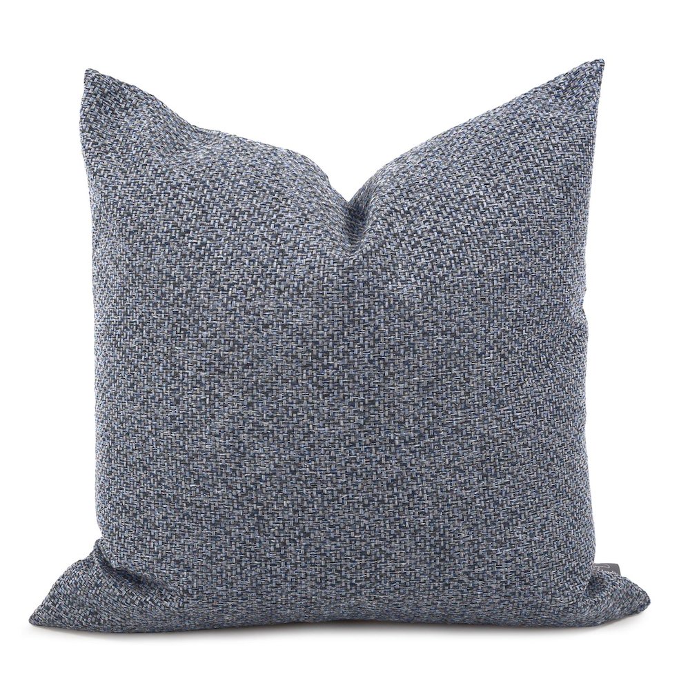 24 x 24 Pillow  Panama Indigo  - Poly Insert. Picture 1