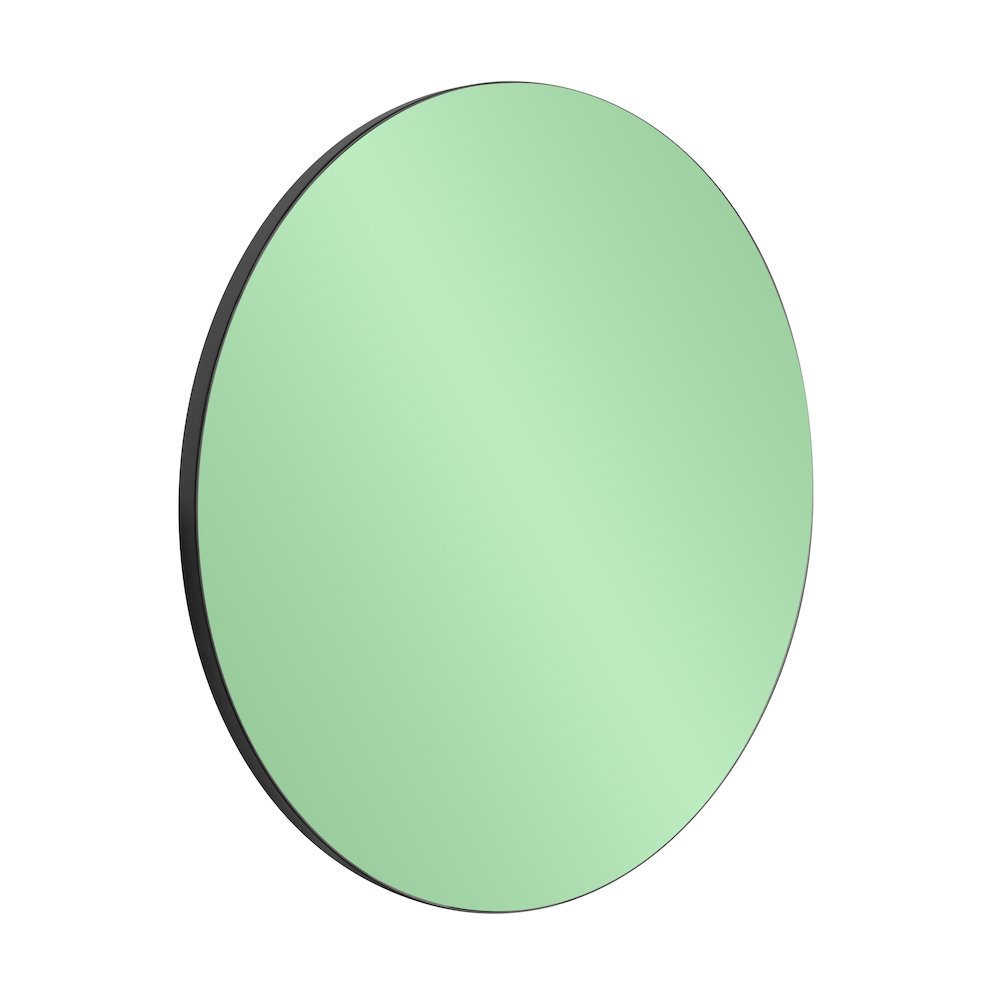 Balducci Round Emerald Green Mirror Large. Picture 3