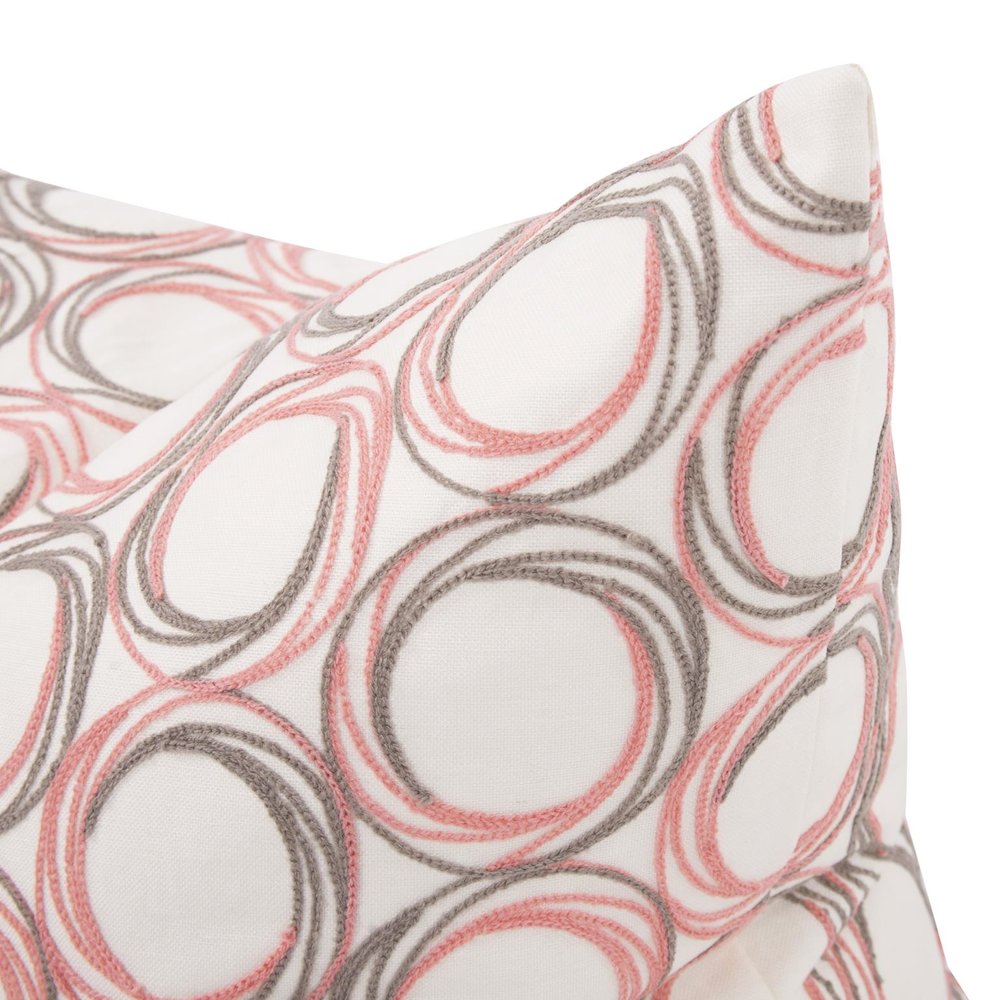 24 x 24 Demo Coral Pillow  - Poly Insert. Picture 4