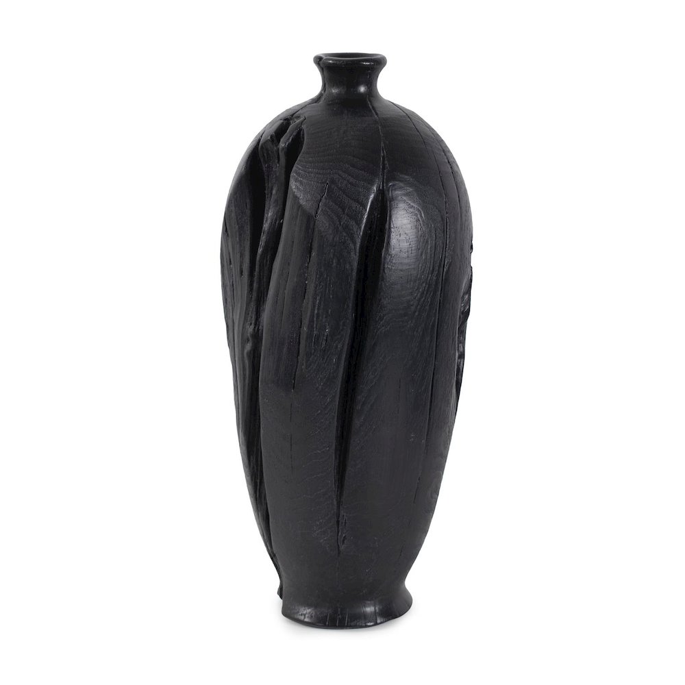 Haru Tall Vase in Black. Picture 2