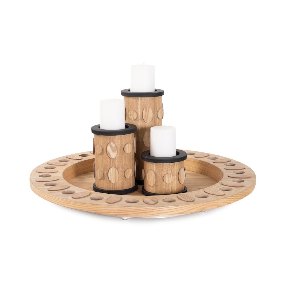 Robin Baron Winfield Wooden Lazy Susan. Picture 7