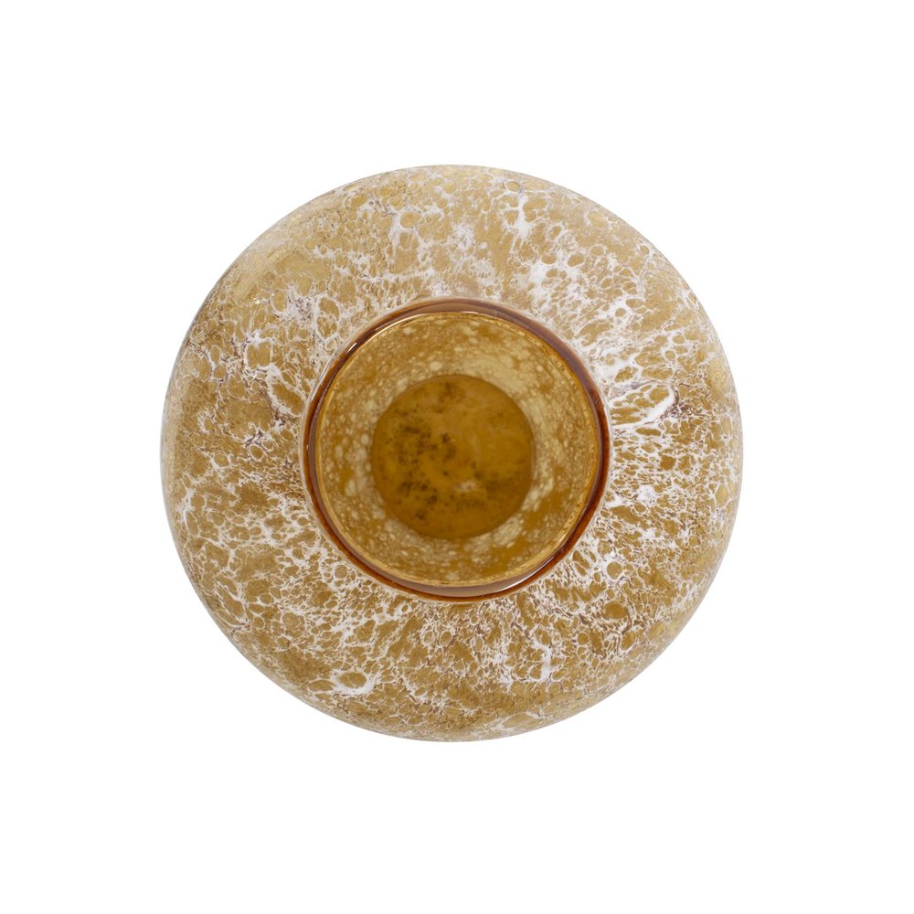 Zynsky Art Glass in Soft Amber- Tall. Picture 2