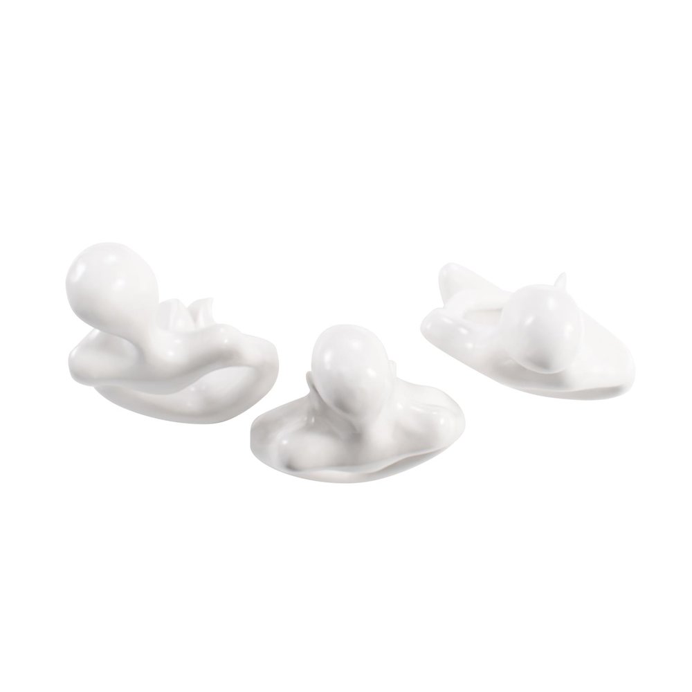 Contentment Ceramic Sculpture- Set of 3. Picture 8