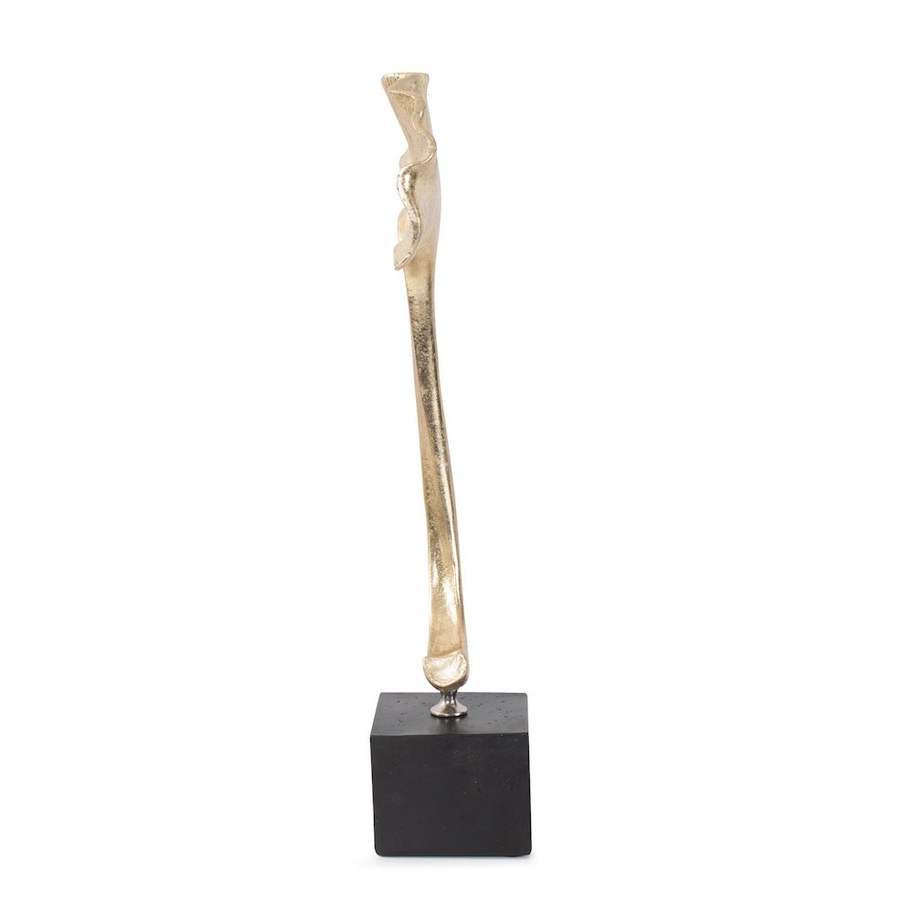Gifu Golden Ginkgo Leaf Sculpture- Tall. Picture 9