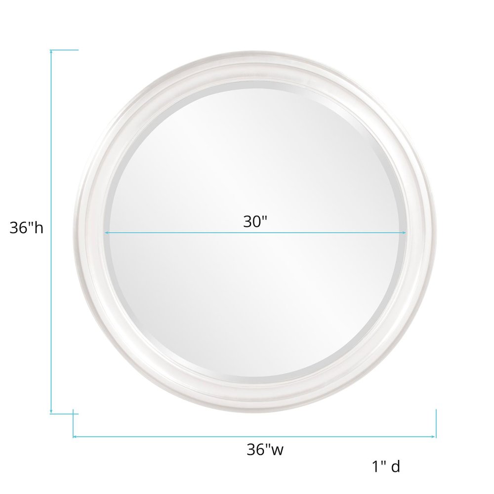 George Mirror - Glossy White. Picture 4