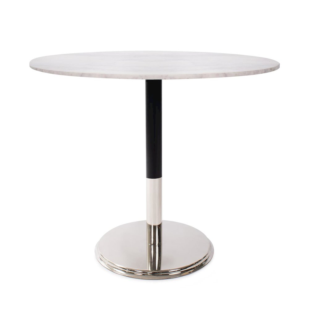 Micca Bistro Table in White Marble. Picture 1