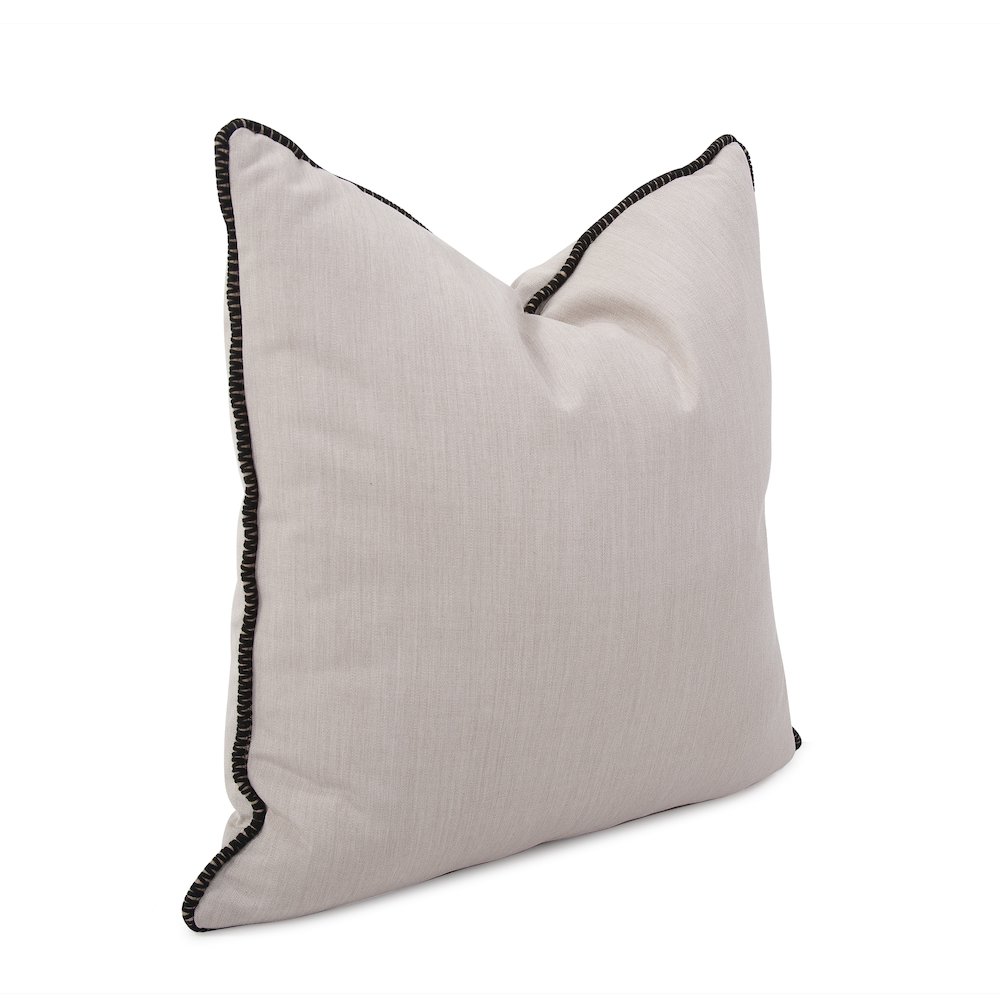 20 x 20 Outdoor Pillow with Dec Cord- Seascape Sand- Poly Insert. Picture 4