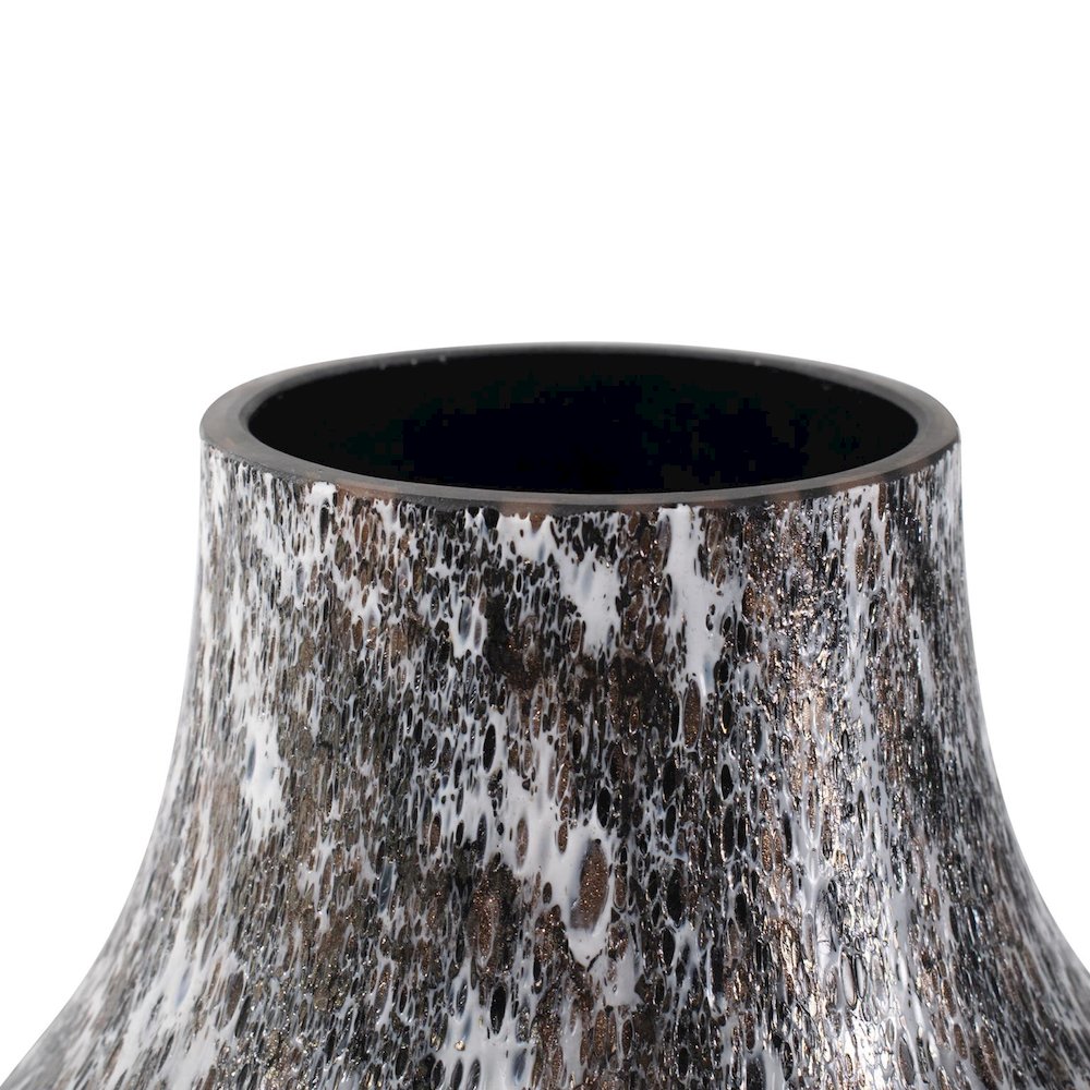 Zynsky Art Glass in Deep Mocha Brown- Short. Picture 5