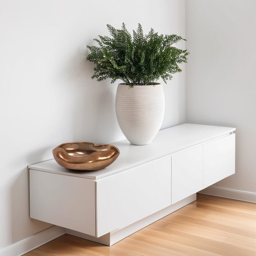 Matte Bronze Abstract Ceramic Bowl. Picture 9