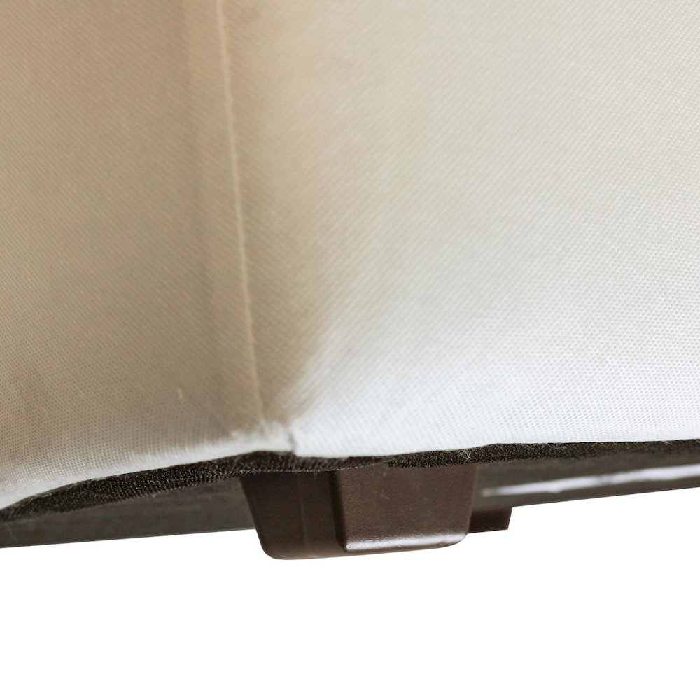 Universal 36" Round Prairie Linen Natural - Skirted. Picture 5