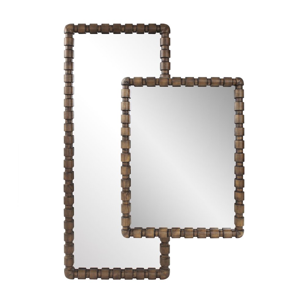 Wooden Bobbin Dressing Mirror. Picture 8