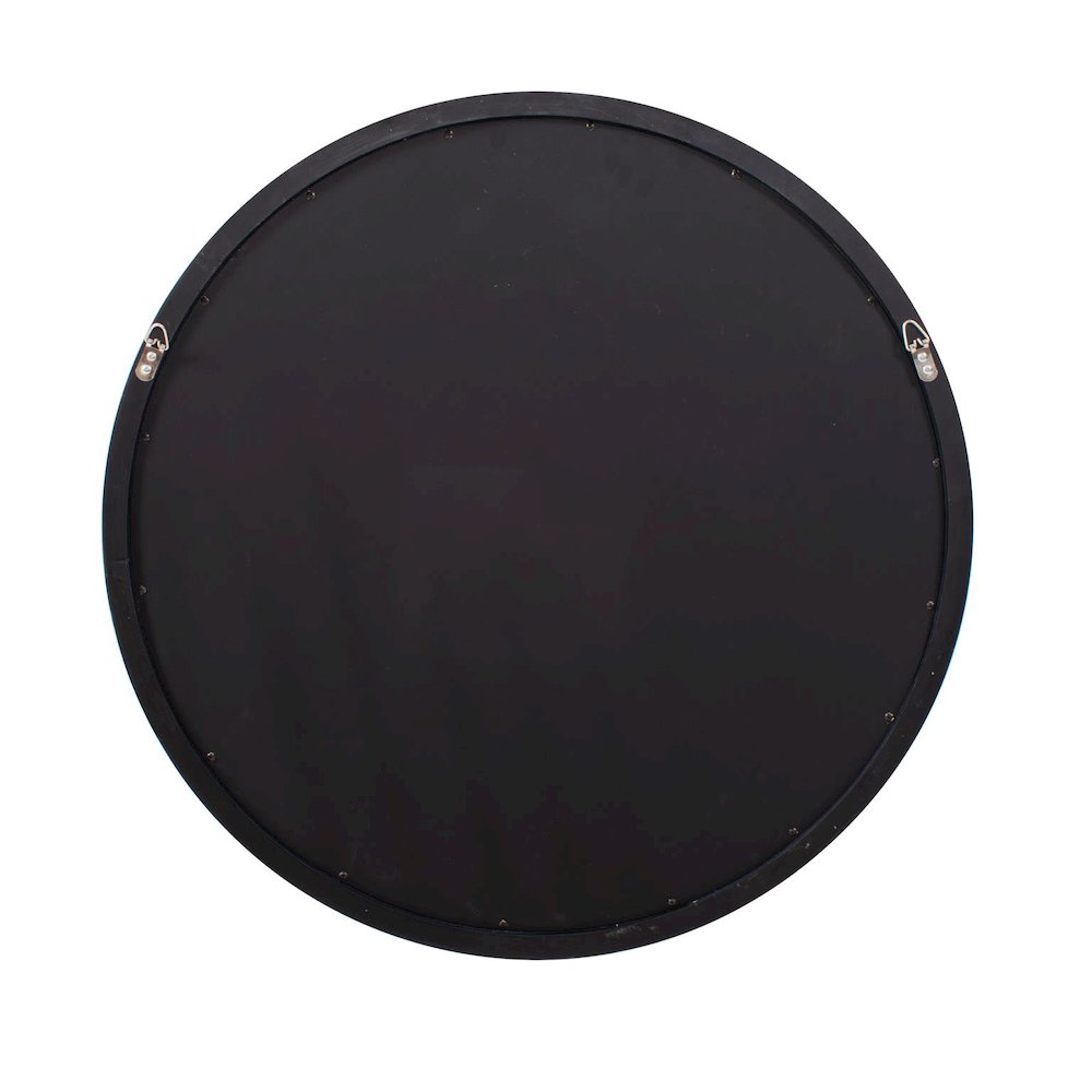 Varsha Round Oversized Beaded Mirror in Glossy Lilac. Picture 5