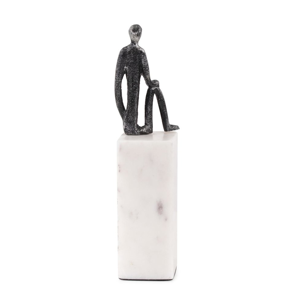 Proud Moment Sculpture on White Marble Base. Picture 6