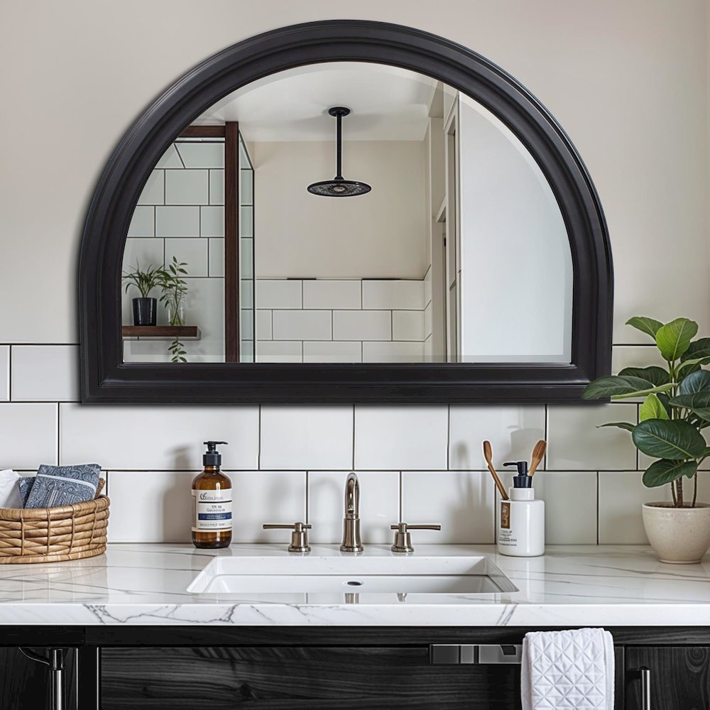 George Arched Mirror Bronze. Picture 8