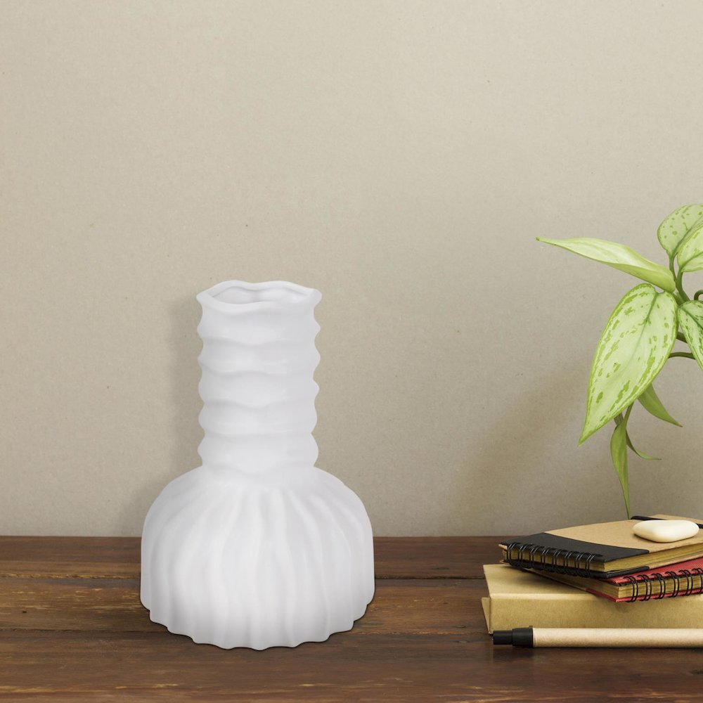 Herring Bulbous Abstract Vase- Medium. Picture 9