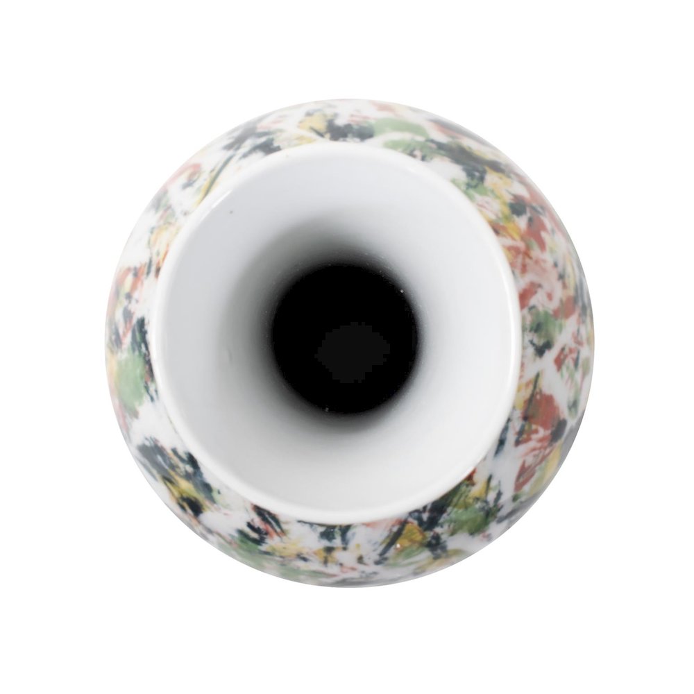 Jardin Colore' Tall Necked Vase. Picture 2