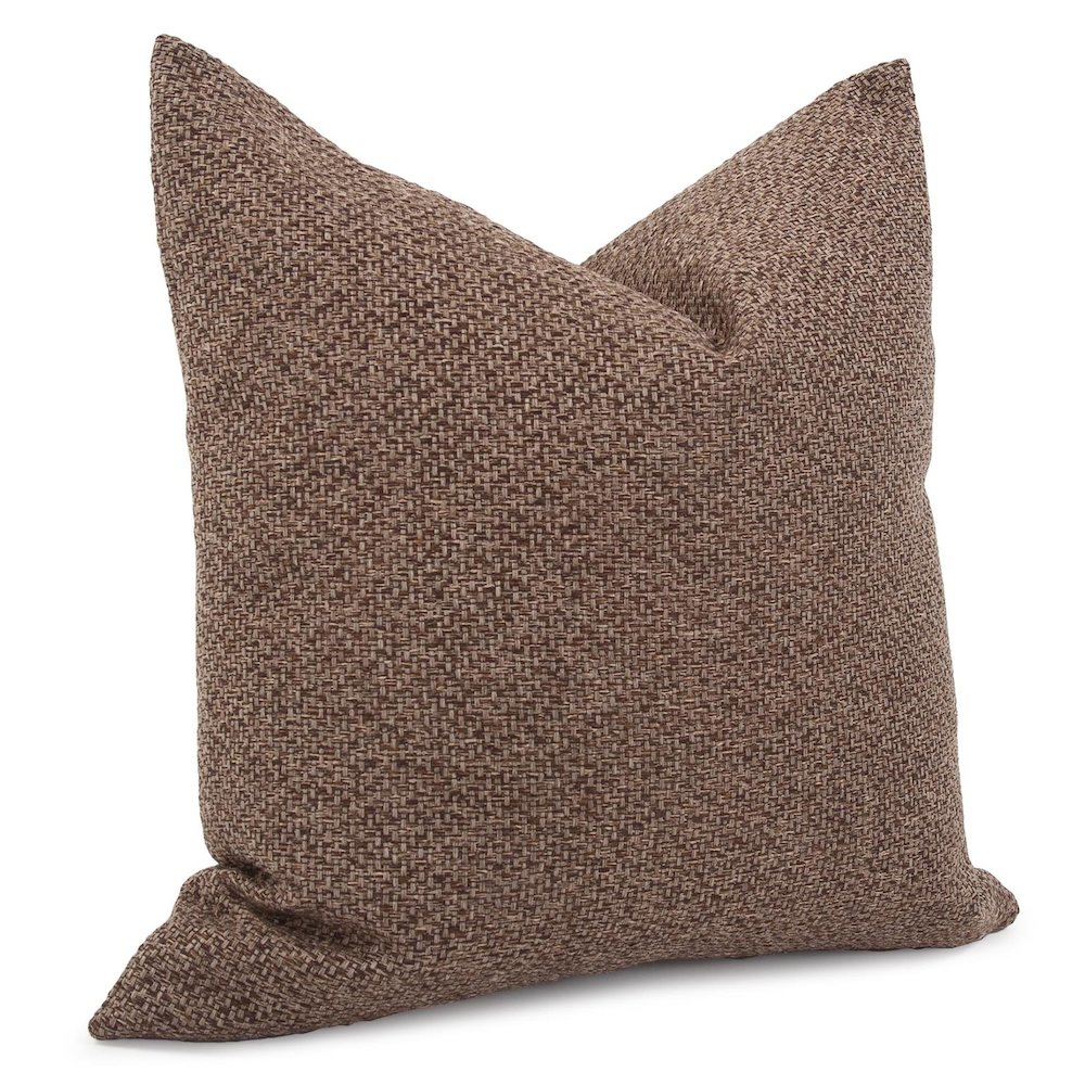 24 x 24 Pillow  Panama Chocolate  - Down Insert. Picture 1