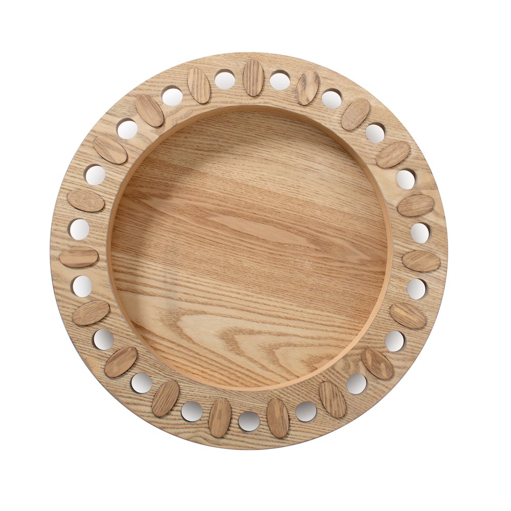 Robin Baron Winfield Wooden Lazy Susan. Picture 2