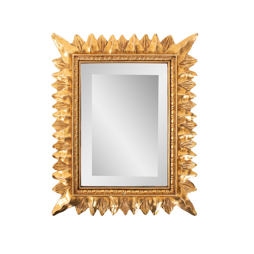 French D' Amboise Collection of Gold Petite Mirrors- Rectangular. Picture 6