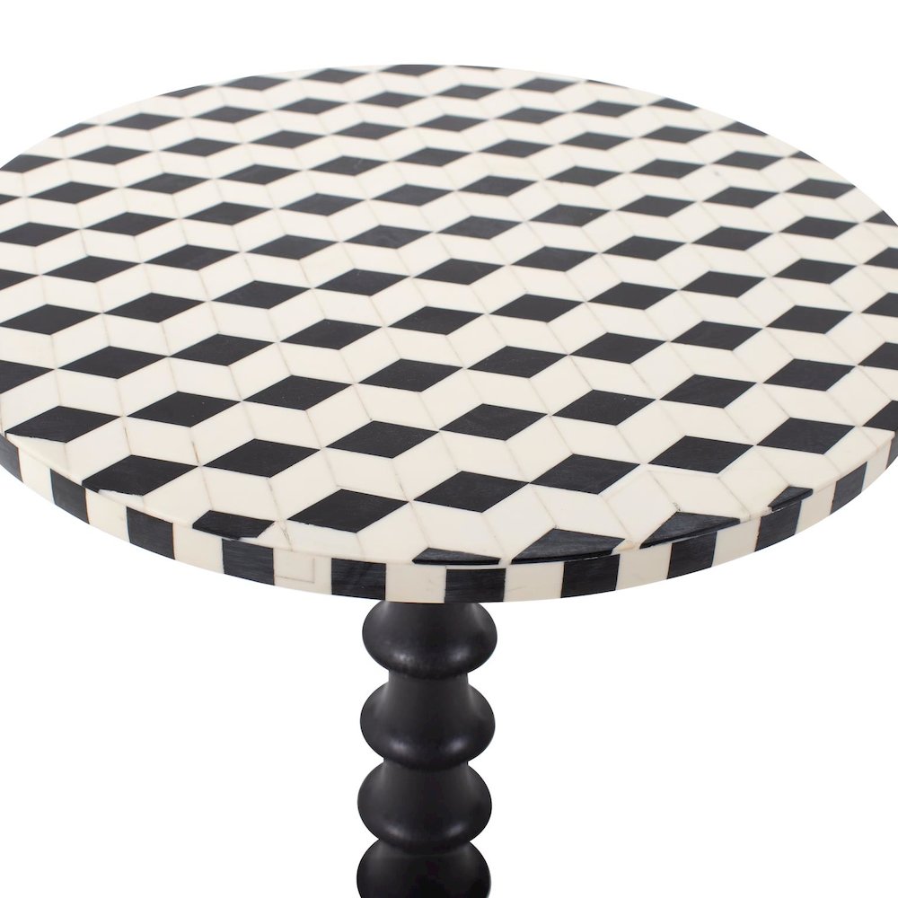 Columbina Inlaid Drink Table. Picture 4