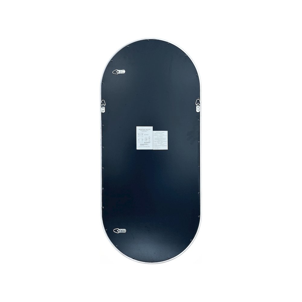 Osman Glossy Chalk Wall Mirror. Picture 9
